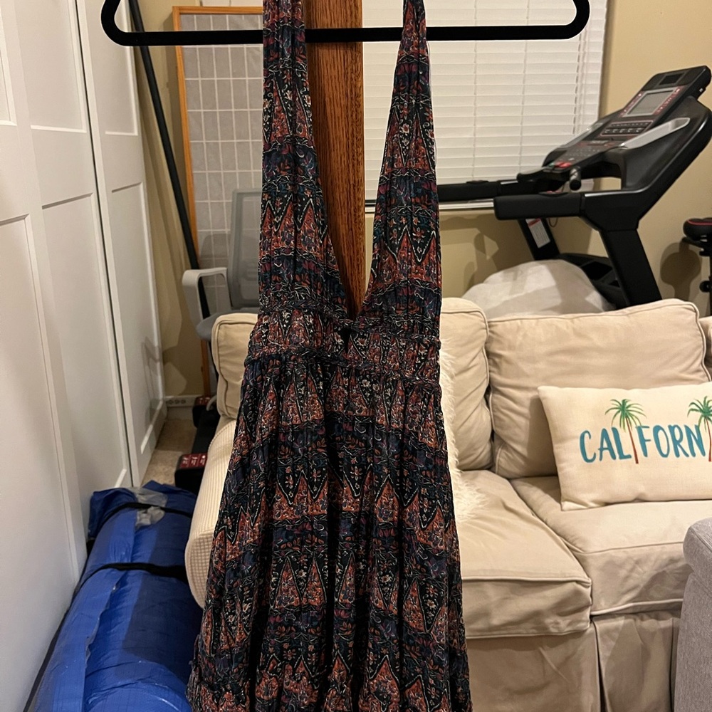 Lost + Wander Floral Halter Dress